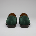 Elias moccasin penny loafers for men in faux suede, view 54