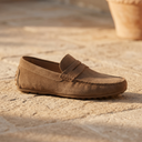 Carter lightweight summer penny loafers for men, view 4