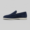 Chester slip-on penny loafers for men in faux suede, view 12