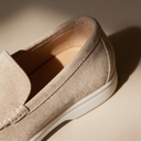 Chester slip-on penny loafers for men in faux suede, view 18