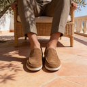 Chester slip-on penny loafers for men in faux suede, view 22