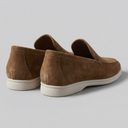 Chester slip-on penny loafers for men in faux suede, view 28