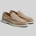 Chester slip-on penny loafers for men in faux suede, view 2