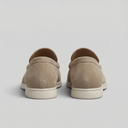 Chester slip-on penny loafers for men in faux suede, view 3