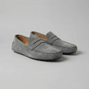 Frederick suede penny loafers for men, view 5