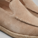 Calvin suede espadrille loafers for men with jute rope sole, view 11