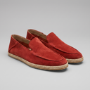 Calvin suede espadrille loafers for men with jute rope sole, view 19