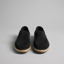 Calvin suede espadrille loafers for men with jute rope sole, view 2