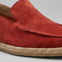 Calvin suede espadrille loafers for men with jute rope sole, view 23