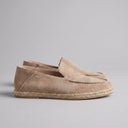 Calvin suede espadrille loafers for men with jute rope sole, view 8