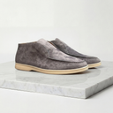 Alistair high vamp suede loafers for men with rubber sole, view 13