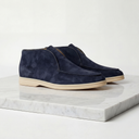 Alistair high vamp suede loafers for men with rubber sole, view 4
