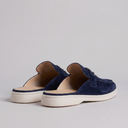 Dalton suede buckle loafer mules for men with open back, view 12