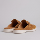 Dalton suede buckle loafer mules for men with open back, view 17