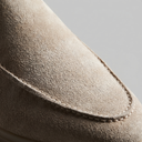 Cormac backless suede loafer mules for men with white sole, view 19