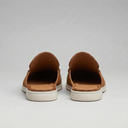Cormac backless suede loafer mules for men with white sole, view 33