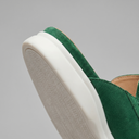 Cormac backless suede loafer mules for men with white sole, view 39
