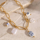 Tova Gold Pearl Necklace, view 3