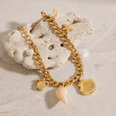 Dove Gold Pearl Bracelet, view 4