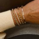 Dora Gold Cubic Zirconia Bracelet, view 2