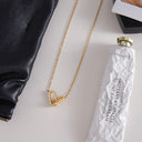 Maeve Interlocking Gold Necklace, view 7