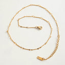 Marisol Linked Gold Chain Necklace, view 5