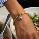 Polly Gold Heart Charm Bracelet, view 4