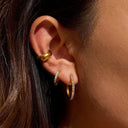 Ilaria Gold Hoop Earrings Set, view 5