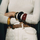 Vivienne Chunky Acrylic Bangle, view 3