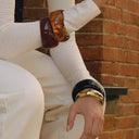 Vivienne Chunky Acrylic Bangle, view 5