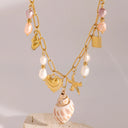 Perla Pearl Necklace, view 4