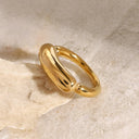 Della Chunky Gold Ring, view 11