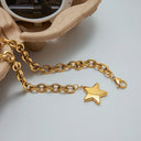 Mabel Gold Star Pendant Necklace, view 7