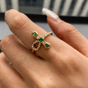 Ursa Gold Knot Statement Ring, view 7