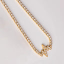 Romilly Gold Heartbeat Bracelet, view 4