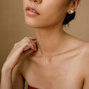 Tierney Gold Initial Necklace, view 11