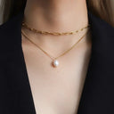 Esmee Freshwater Pearl Layered Necklace, view 2