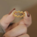 Ceres Gold Vine Stacking Ring, view 8