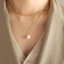 Esmee Freshwater Pearl Layered Necklace, view 5
