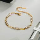 Dora Gold Cubic Zirconia Bracelet, view 6