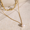 Esmee Freshwater Pearl Layered Necklace, view 3