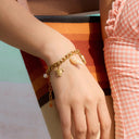 Dove Gold Pearl Bracelet, view 6