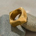 Yasmin Gold Seashell Statement Ring, view 5