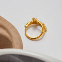 Brielle Gold Marquise Ring, view 7
