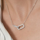 Maeve Interlocking Gold Necklace, view 9