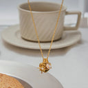 Mother's Appreciation Gold Locket Necklace, view 6