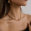 Tamsin Gold Cuban Link Chain, view 3