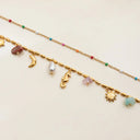 Danica Gold Charm Layered Necklace, view 7