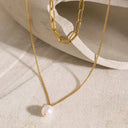 Esmee Freshwater Pearl Layered Necklace, view 6