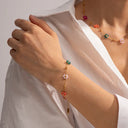 Gracie Gold Flower Bracelet, view 5